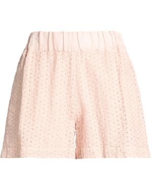 120% Lino Shorts & Bermuda Shorts - Pink
