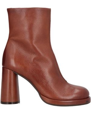 Zinda Ankle Boots Leather - Brown