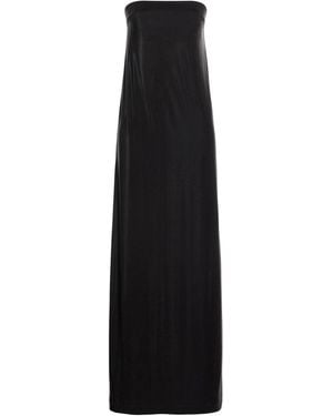 Norma Kamali Vestito Lungo - Nero