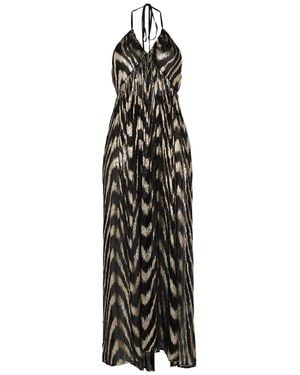 Jucca Maxi Dress Silk, Polyester - Black