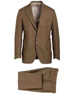 De Petrillo Suit Virgin Wool - Natural