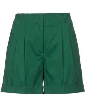 Max Mara Emerald Shorts & Bermuda Shorts Cotton, Elastane - Green