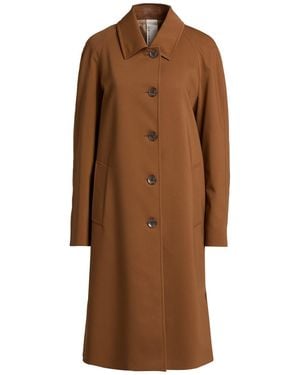 Chiarulli Overcoat & Trench Coat Cotton, Polyester, Elastane - Brown