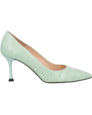 Bianca Di Court Shoes Leather - Green