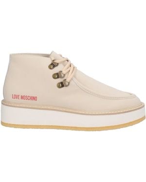 Love Moschino Ankle Boots - Natural