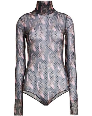 Etro Bodysuit Polyamide, Elastane - Gray