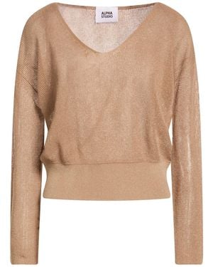 Alpha Studio Pullover - Natur