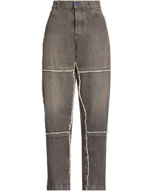 Marcelo Burlon Pantaloni Jeans - Grigio