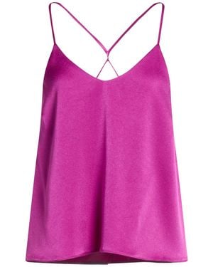 Marella Fuchsia Top Triacetate, Polyester - Pink