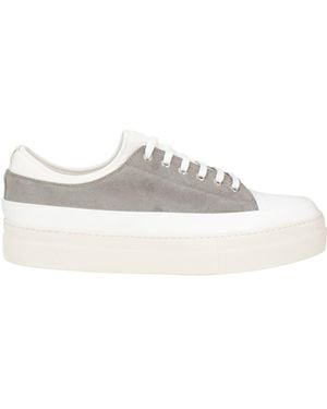 Eleventy Trainers Leather, Textile Fibres - White