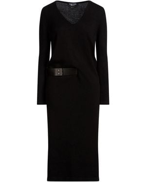 Tom Ford Midi Dress Cashmere, Lambskin - Black