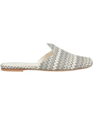 Missoni Mules & Clogs Textile Fibers - White