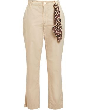 Guess Pants Cotton - Natural