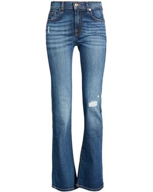 7 For All Mankind Jeans Cotton, Elastane - Blue