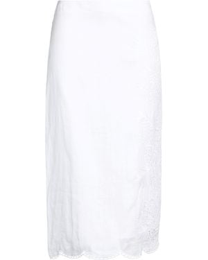 Max Mara Midi Skirt - White