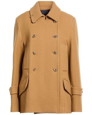 Dondup Camel Coat Virgin Wool, Polyamide, Cashmere - Natural