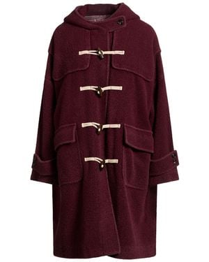 Circolo 1901 Garnet Coat Virgin Wool, Polyamide - Red