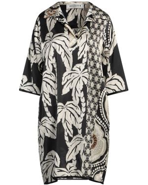 Shirtaporter Mini Dress Silk, Elastane - Black