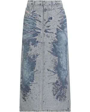 DIESEL Denim Skirt Cotton - Blue