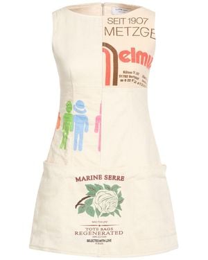 Marine Serre Vestito Corto - Bianco