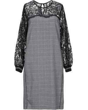 Pianurastudio Short Dress - Gray