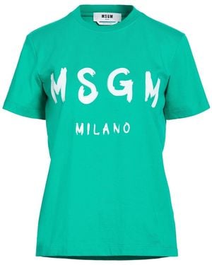 MSGM T-Shirts - Green