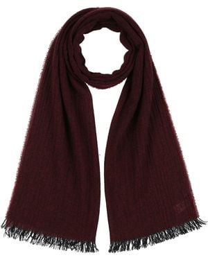 Lanvin Burgundy Scarf Cashmere - Purple
