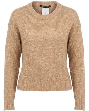 Pennyblack Sweater Polyester, Acrylic, Mohair Wool, Wool, Elastane - Natural