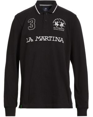 La Martina Polo Shirts - Black