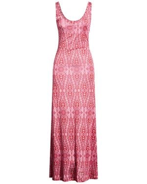Etro Maxi Dress Viscose - Pink