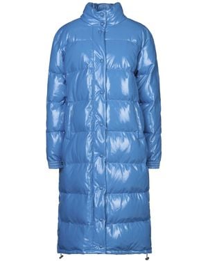 Alberta Ferretti Azure Puffer Polyurethane, Polyester - Blue