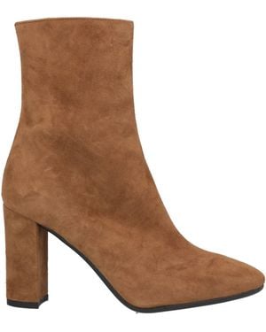ANNAËLLE Ankle Boots Leather - Brown