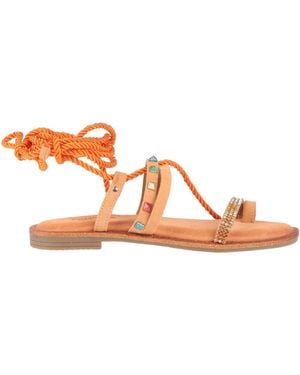 Tosca Blu Camel Thong Sandal Leather - Brown