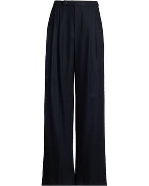 Vince Midnight Trousers Wool, Polyester, Viscose, Elastane - Blue