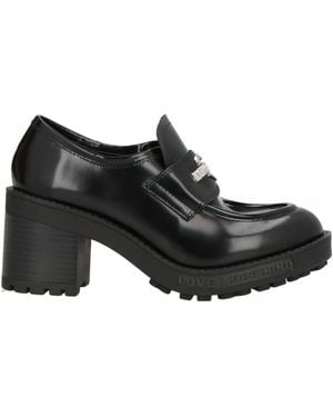 Mocassini Love Moschino Donna - In Pelle Di Vitello, Suola In Gomma, Made In Italy - Foto 12