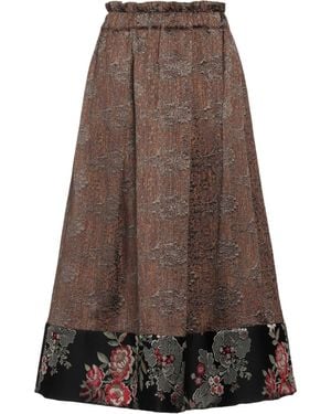 Ermanno Gallamini Midi Skirt - Brown