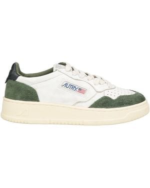Autry Dark Sneakers Goat Skin, Textile Fibers - Green