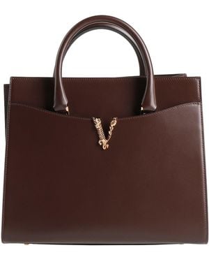 Versace Handbag Calfskin - Brown