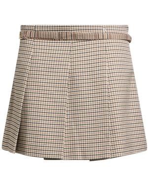 Twinset Mini Skirts - Natural