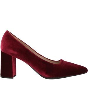 Unisa Burgundy Pumps Textile Fibers - Red
