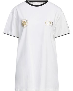 Gianni Kavanagh T-Shirt Cotton, Elastane - White