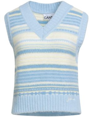 Ganni Pullover - Bleu
