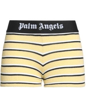 Palm Angels Shorts & Bermuda Shorts Cotton, Polyamide, Polyester, Elastane - Metallic