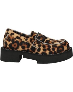 GCDS x CLARKS Camel Loafers Leather - Black
