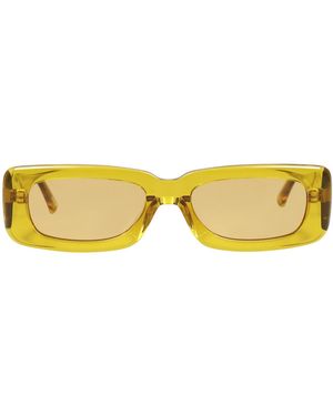 The Attico x Linda Farrow Sunglasses - Yellow