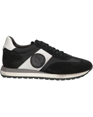 Daniele Alessandrini Trainers Leather, Textile Fibres - Black