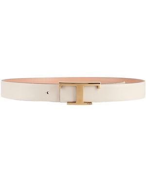 Tod's Cream Belt Leather - Natural
