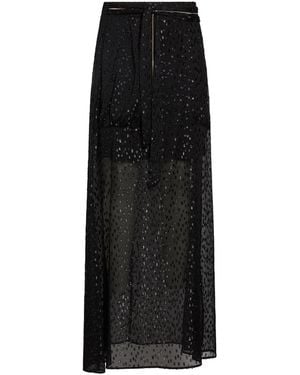 Versace Jeans Couture Maxi Skirt Polyester - Black
