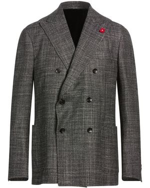 Lardini Blazer Virgin Wool, Silk - Black
