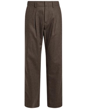 Paul & Shark Trousers Wool, Polyester, Nylon - Brown